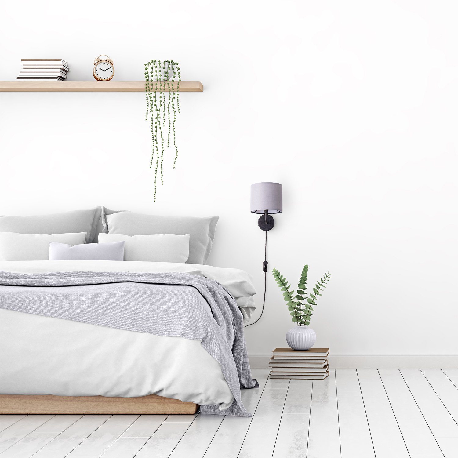 Paco Home Wandleuchte Uni Color, ohne günstig online kaufen