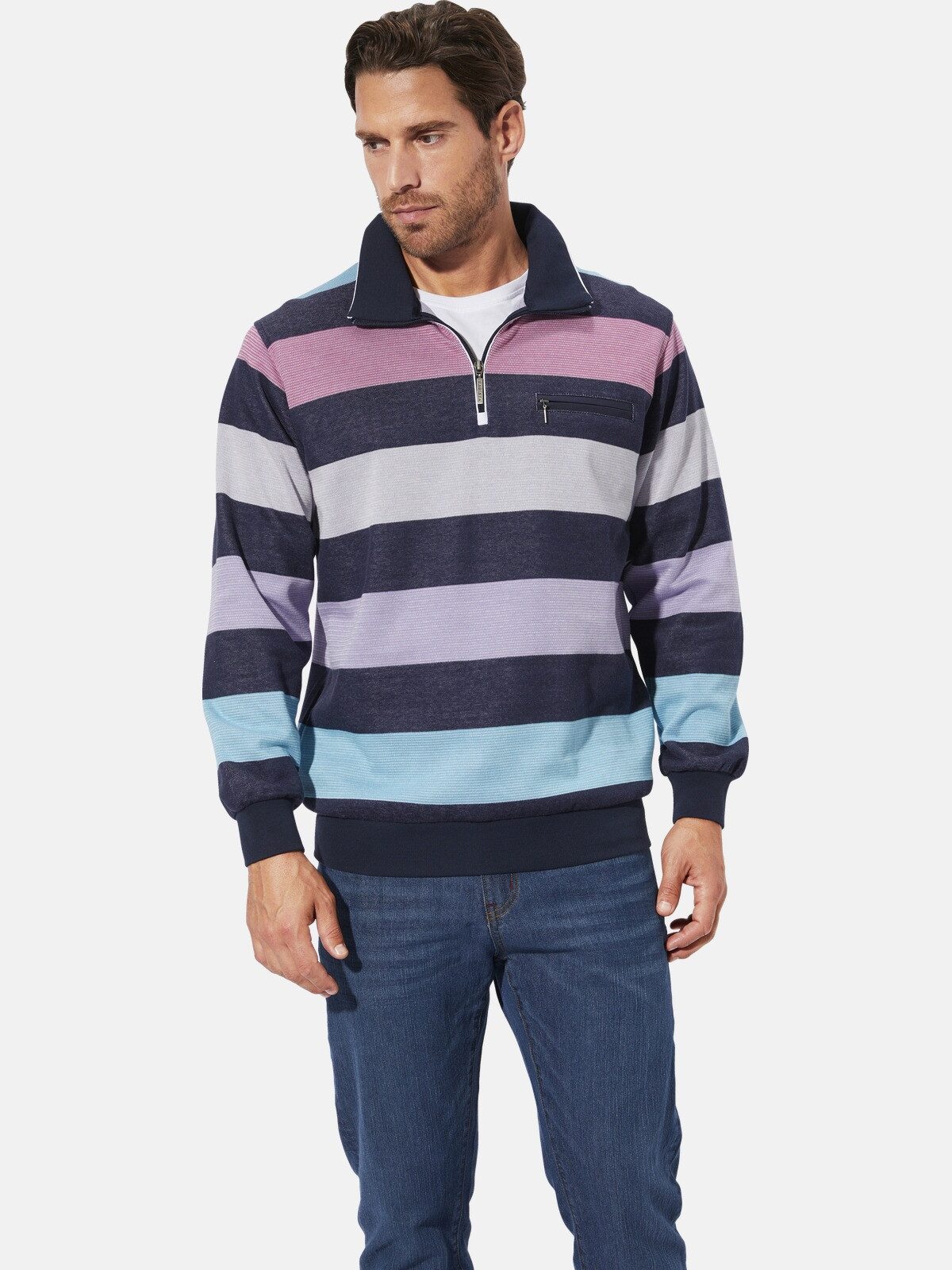 Babista Sweatshirt NARLON mit Querstreifenmuster