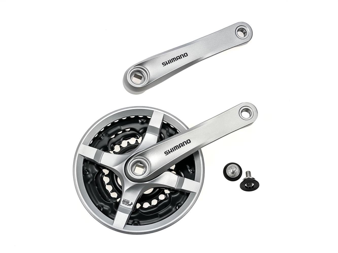 Shimano Fahrradkurbel SHIMANO Tourney Fahrrad Kurbel Garnitur FC-TY501