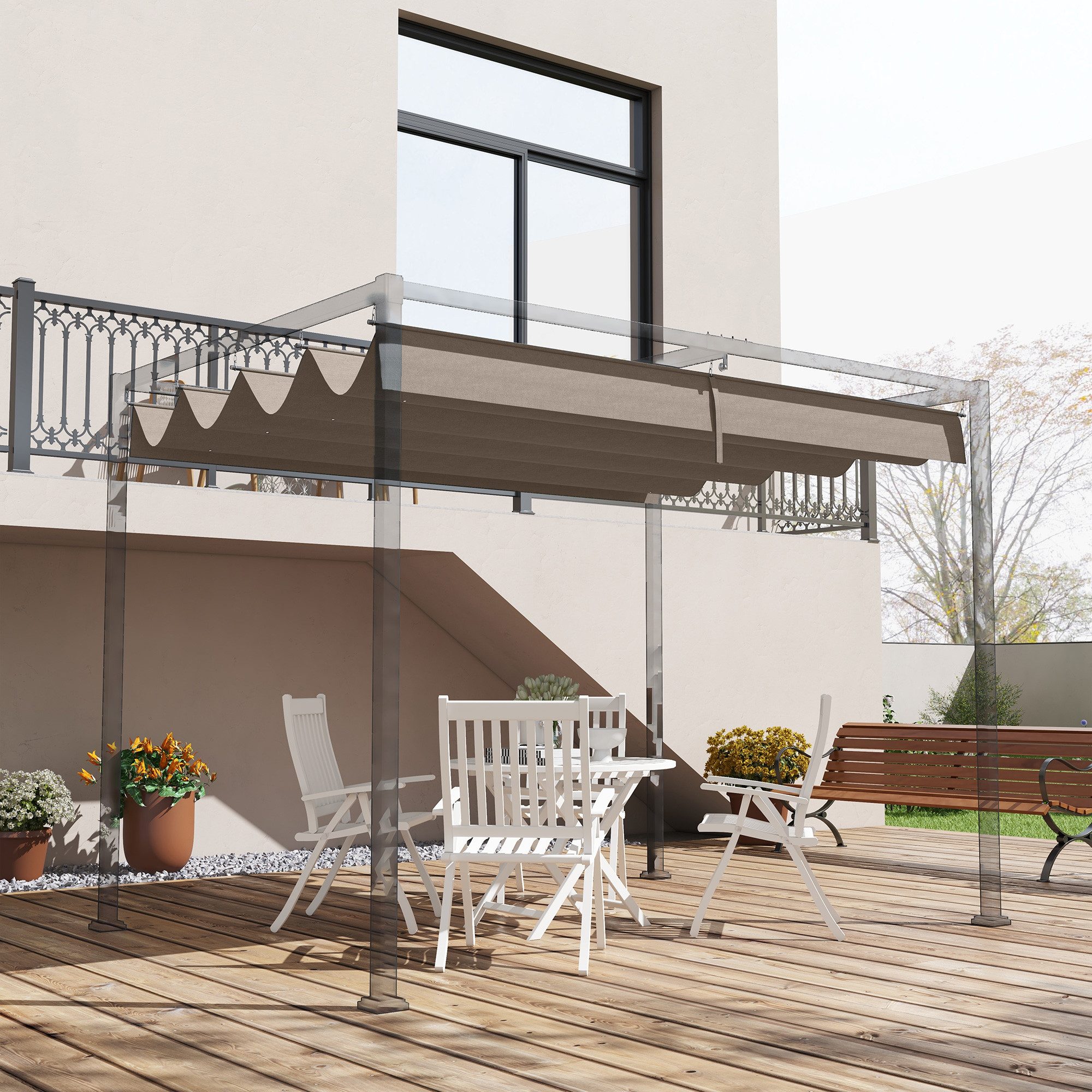 Outsunny Pavillon-Ersatzdach für 2,85 x 2 günstig online kaufen