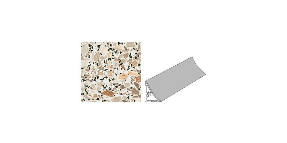 GetaLit Abschlussleiste Getalit Wandanschlußsystem Plus 59 cm, 20 x 30 mm, PVC