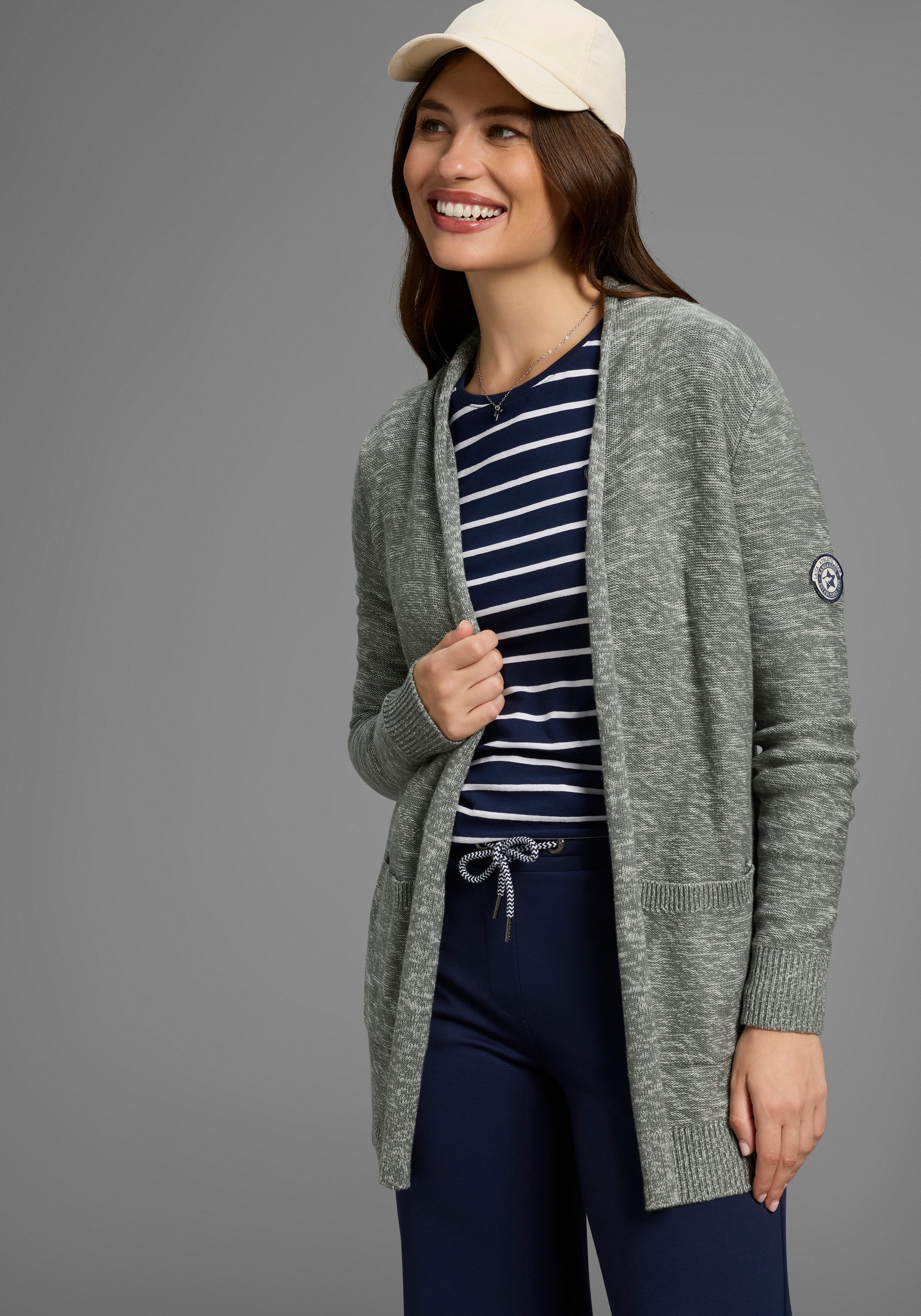 KangaROOS Strickjacke in melierter Optik günstig online kaufen