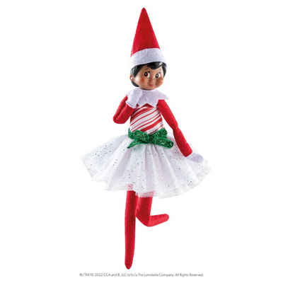 Elf on the Shelf Puppenkleidung Elf Outfit - Weißes Glitzerkleid