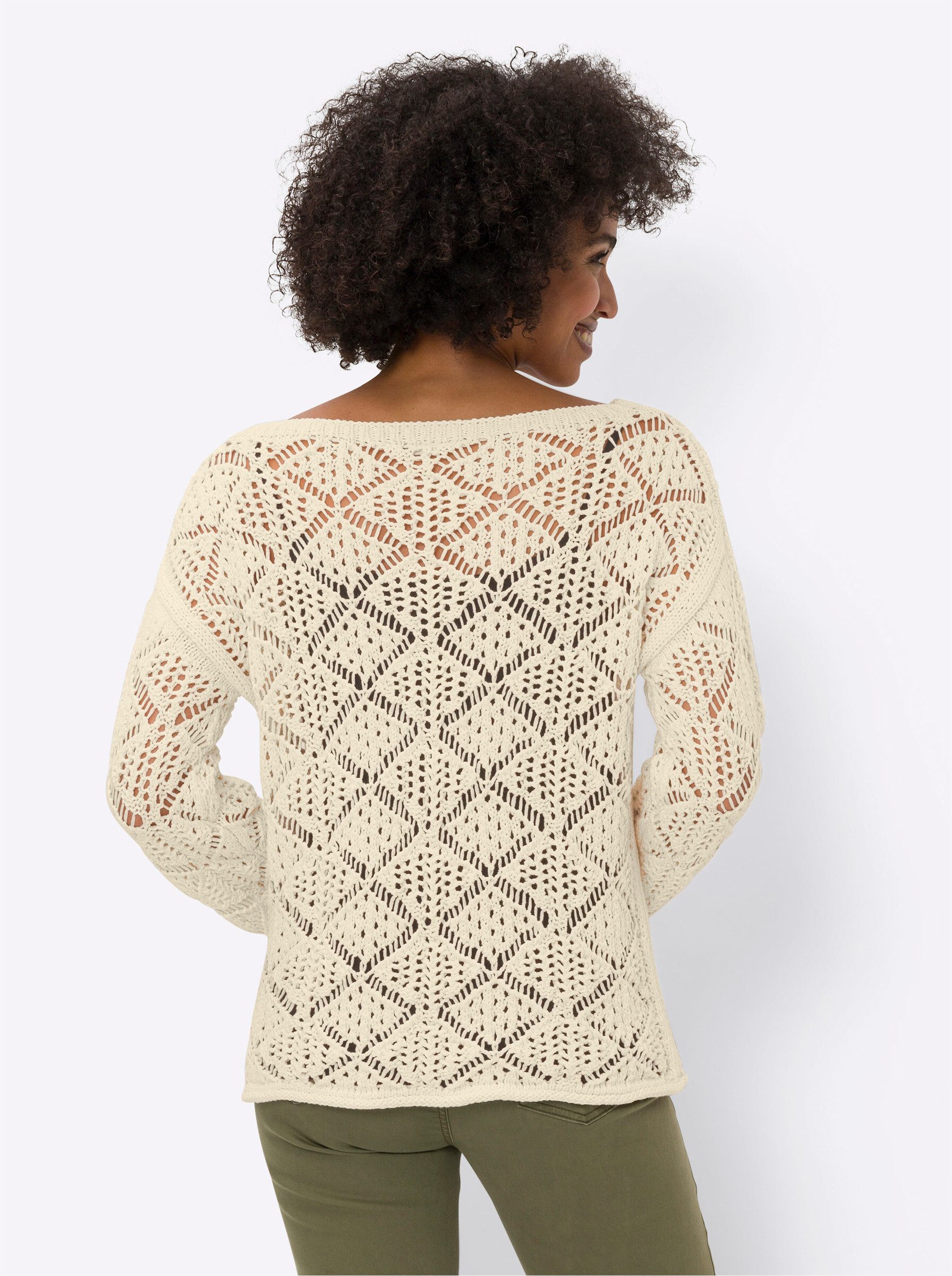 heine Strickpullover Ajourpullover . günstig online kaufen