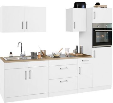 HELD MÖBEL Küchenzeile Gera, mit E-Geräten, Breite 270 cm