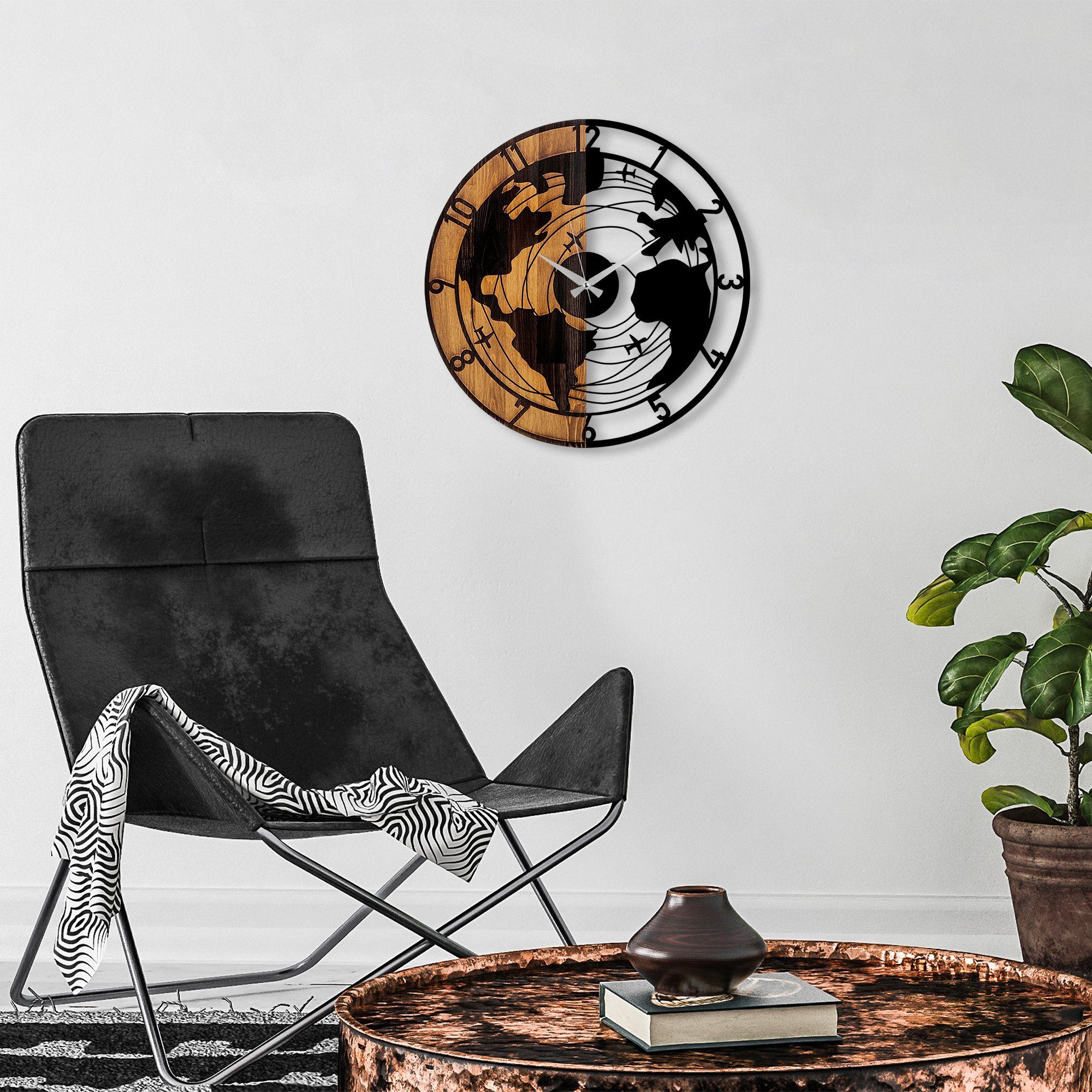 Wallity Wanduhr 100% WOODEN günstig online kaufen