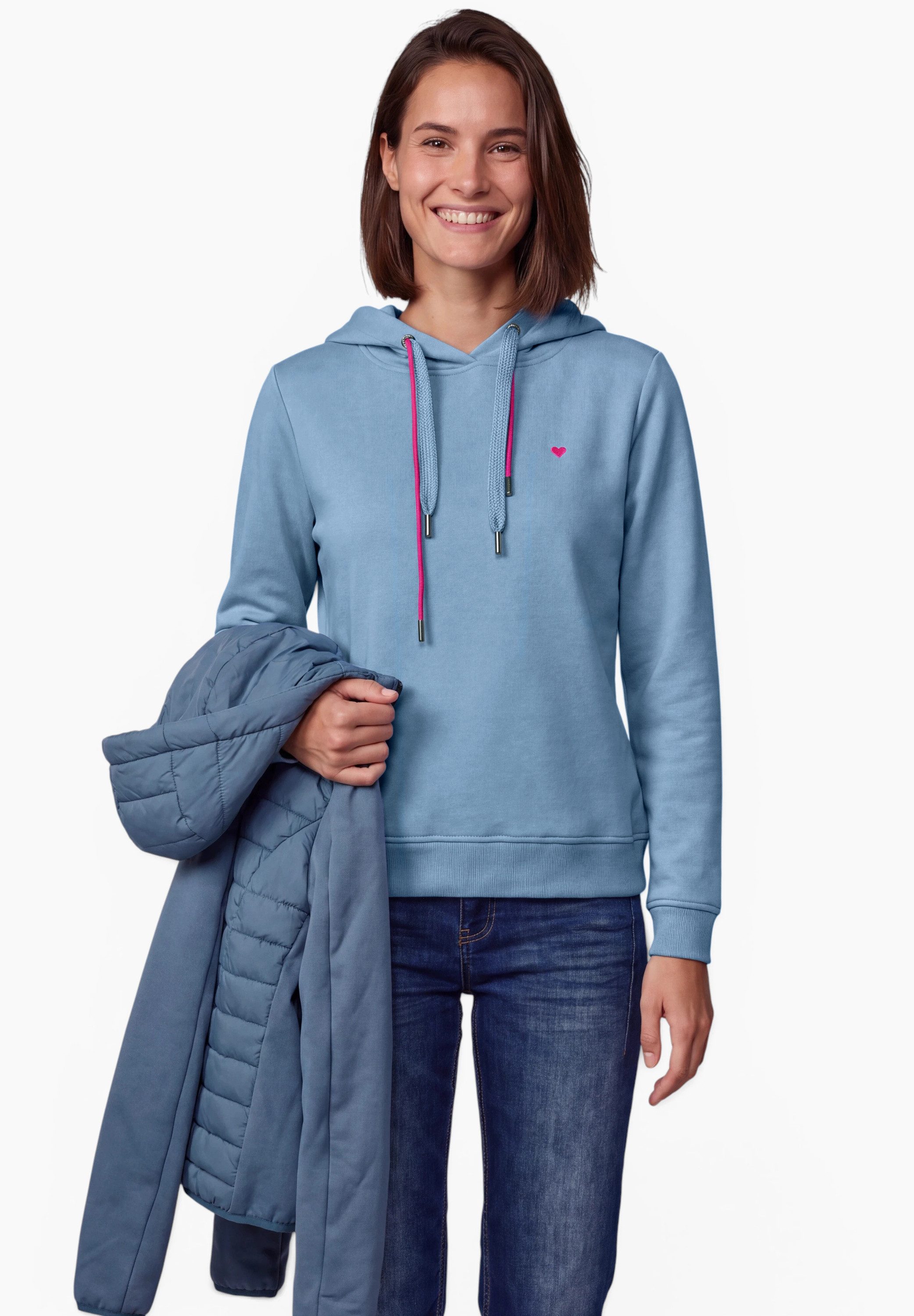 CECIL Hoodie im soften Baumwoll-Mix