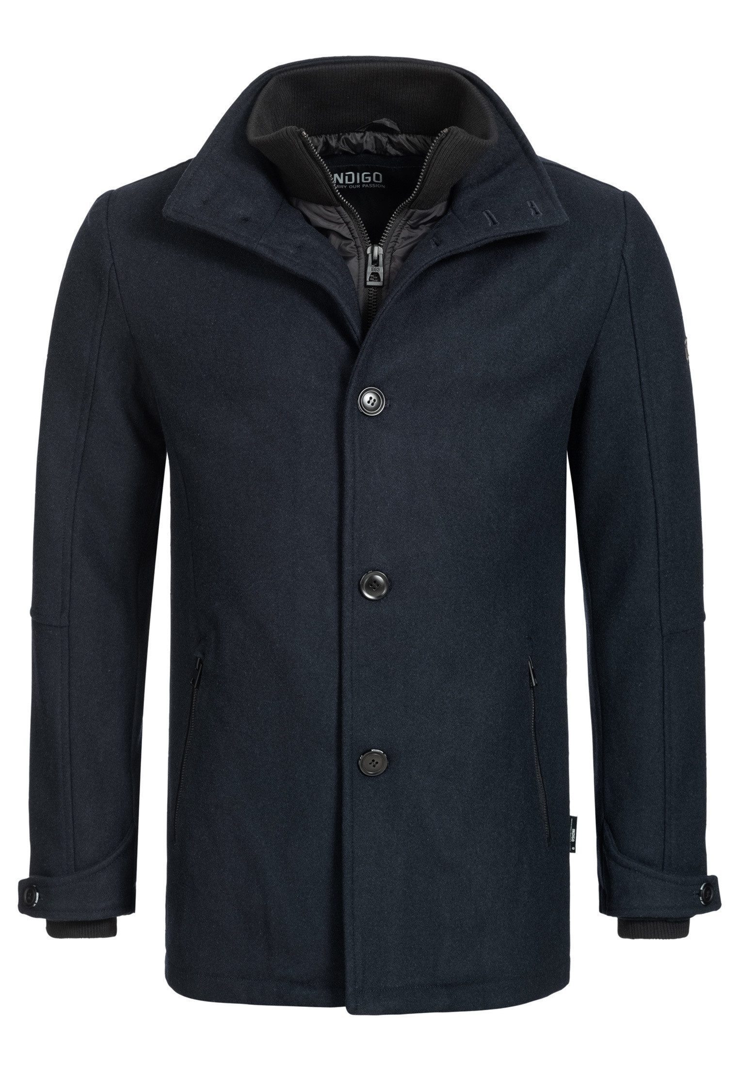 Indicode Wintermantel Herren Brittany Mantel Winter Herrenmantel mit wattie günstig online kaufen