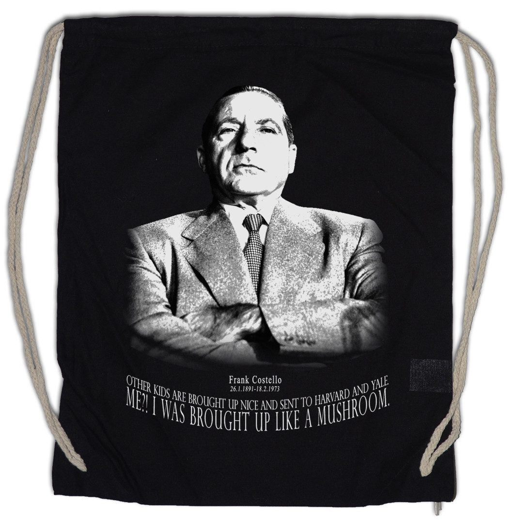 Turnbeutel Frank Costello Portrait Turnbeutel Mafia Mob Capone New York Al