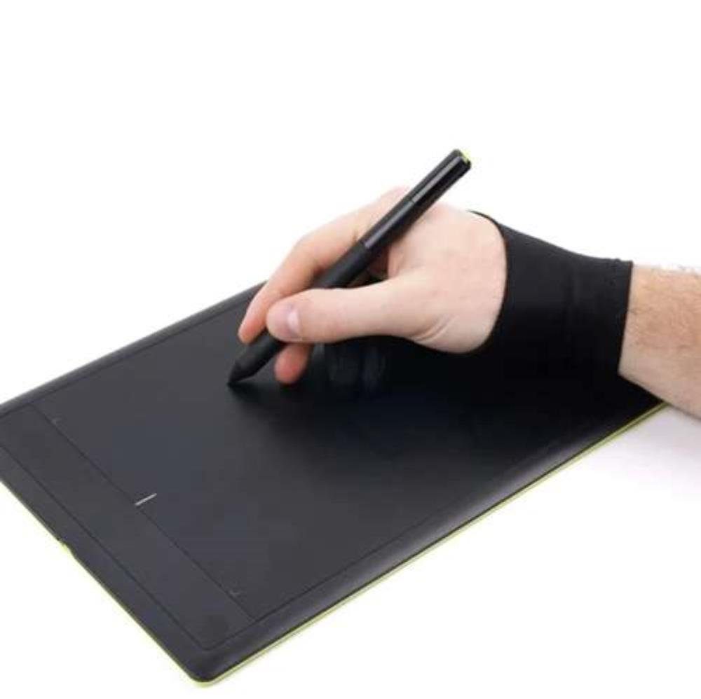 MAVURA Neoprenhandschuhe MALATEC Rechts M & Grafiktablett Tablet Zeichenhandschuh Lycra Handschuh Links schwarz für Neopren Grafikhandschuh