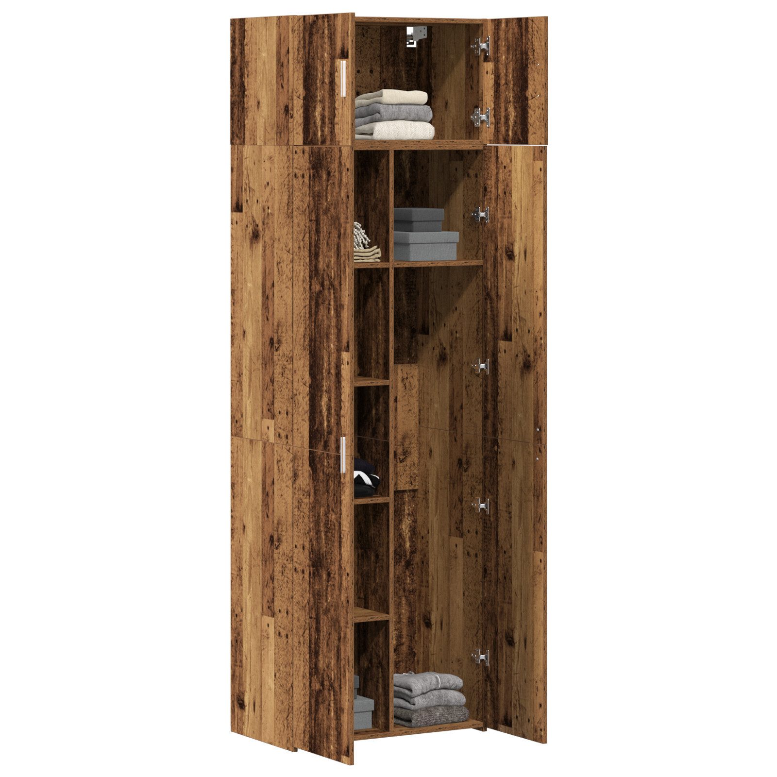 vidaXL Sideboard Stauraum-Schrank Alter Holz 70x42,5x225 günstig online kaufen