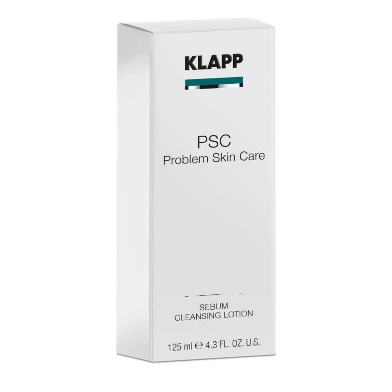 Klapp Cosmetics Gesichtslotion PSC Problem Care Sebum Cleansing Lotion, Wirkt beruhigend bei entzündlicher Haut.