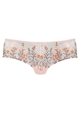 LASCANA Stringpanty Maria mit bunten Blumen aus Stickereispitze