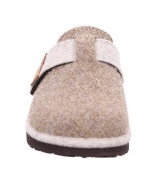 Rohde D.Meran Pantolette Hausschuh, Clog, Schlappen mit Klettriemchen