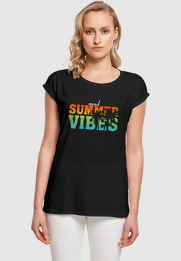 Merchcode T-Shirt Merchcode Damen Ladies Good Summer Vibes T-Shirt (1-tlg)