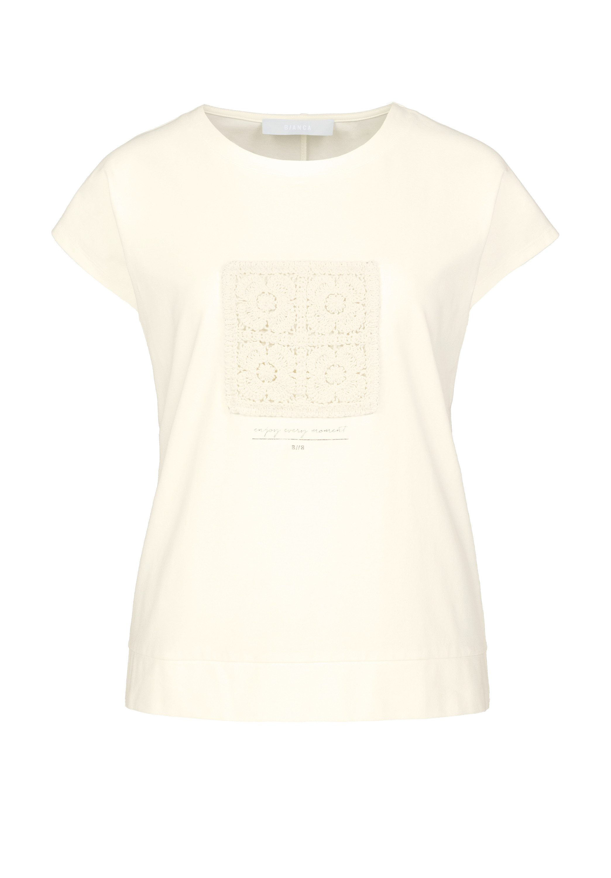 bianca Rundhalsshirt JULIE mit Frontmotiv in günstig online kaufen