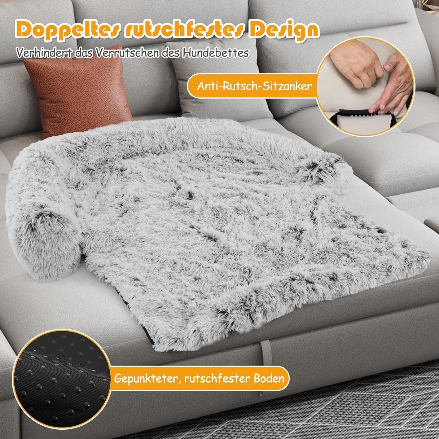 KOMFOTTEU Hundematte Hundebett, mit Sofabezug & günstig online kaufen