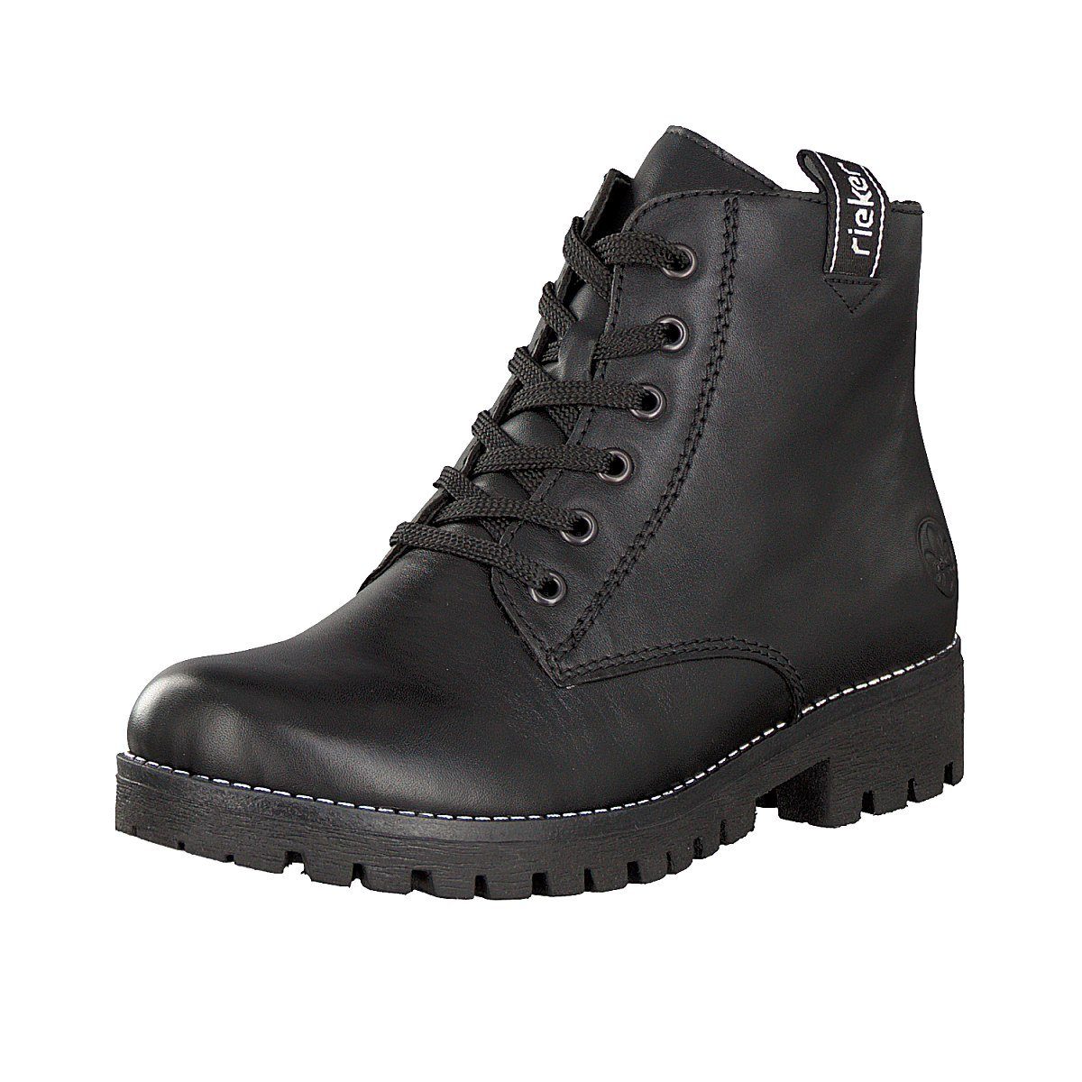 Rieker Damen Schnürboot schwarz Schnürboots