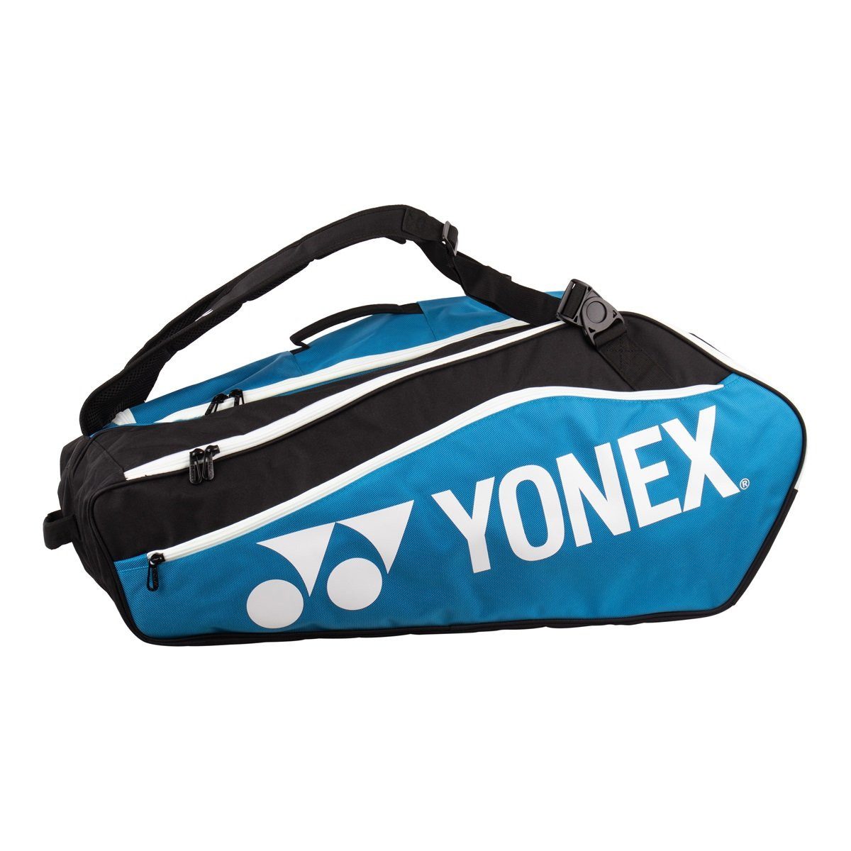 Sporttasche Racketbag Club Line (Schlägertasche, 3 Hauptfächer) 2024 blau/schwarz