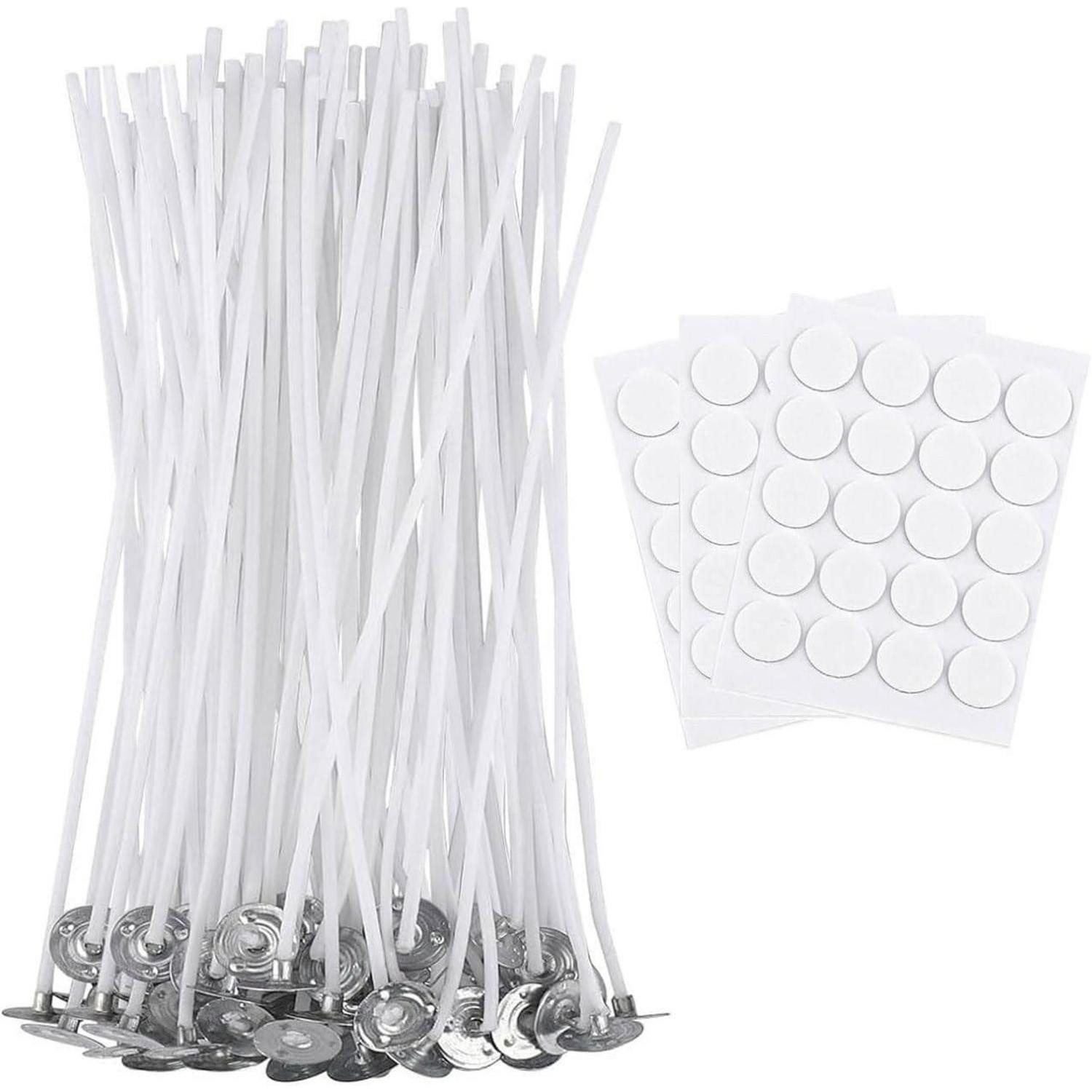 ALLAVA Formkerze Kerzendocht für Kerzen 50 Stück 10cm mit 60 Docht Aufklebe günstig online kaufen