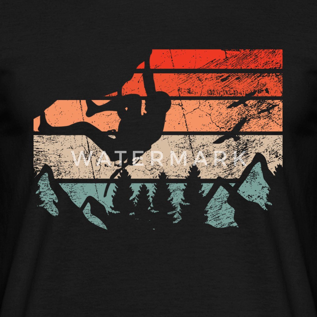 Spreadshirt T-Shirt Bouldern Klettern Berge Retro Vintage Kletter Shirt Män günstig online kaufen