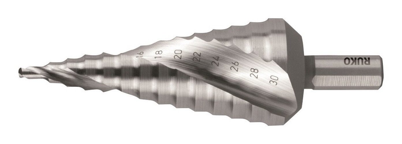 Ruko Metallbohrer, Universal-Stufenbohrer HSS 4-30 mm