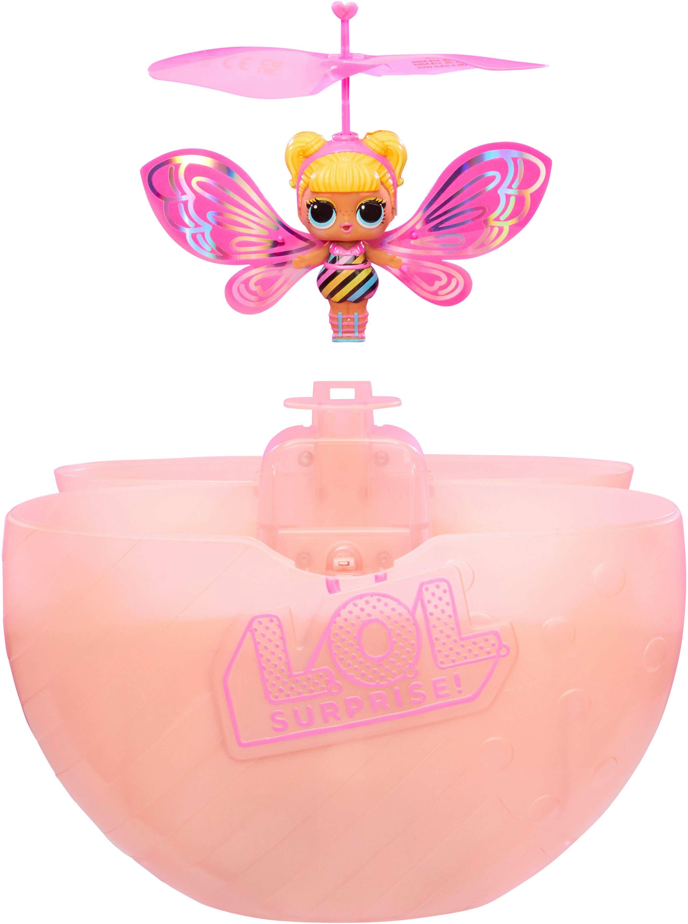 L.O.L. SURPRISE! Minipuppe Magic Flyers - Flutter Star (Pink Wings), mit Licht