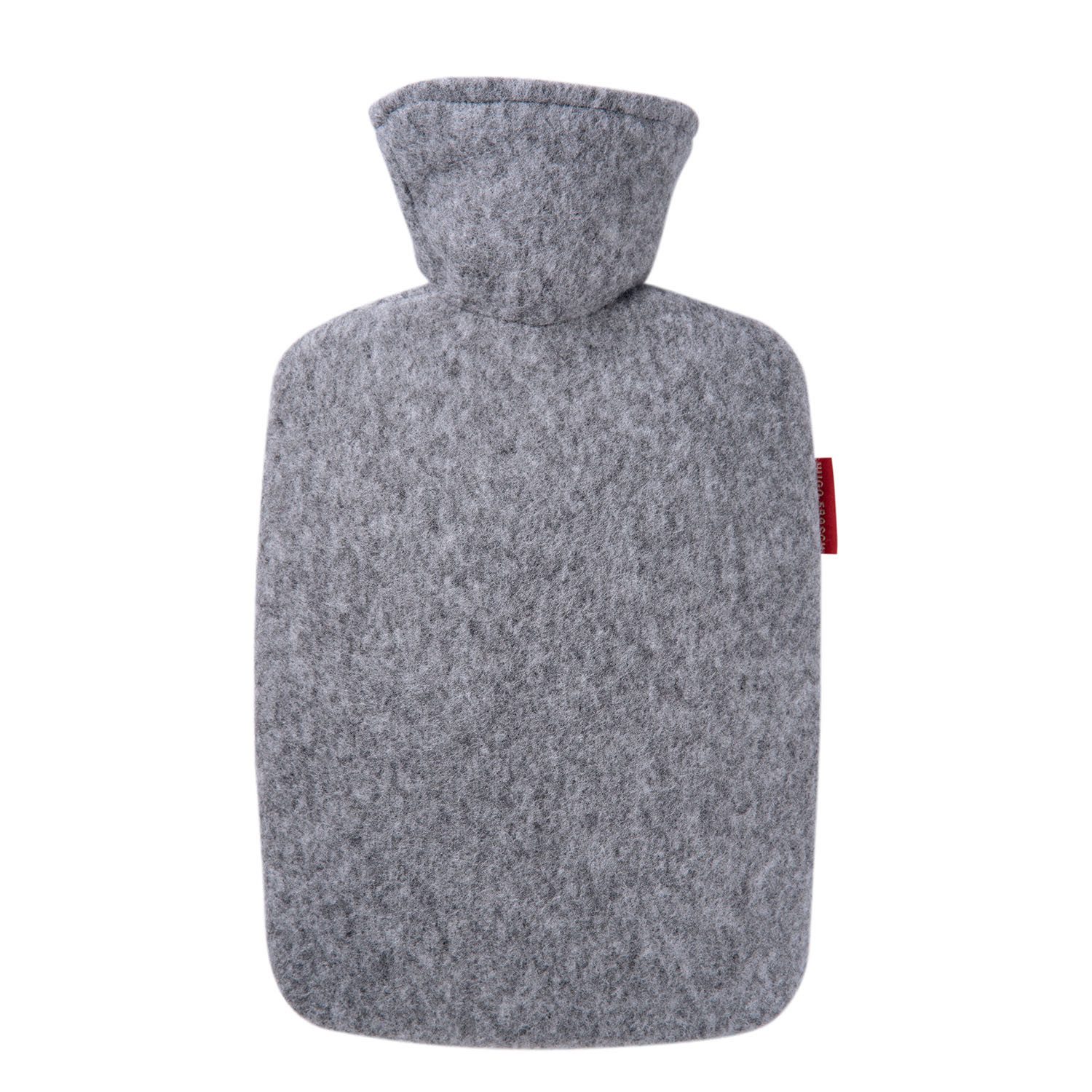 Hugo Frosch Wärmflasche - Wärmflasche Klassik 1,8 l mit Strickbezug Filzoptik, Made in Germany
