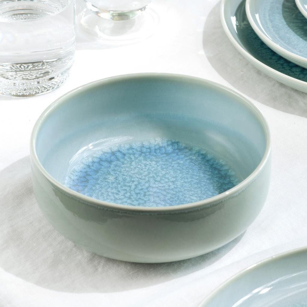 like. by Villeroy & Boch Schale Crafted Blueberry Müslischale ø 15,8 cm, Porzellan, (1x Schale, 1-tlg)