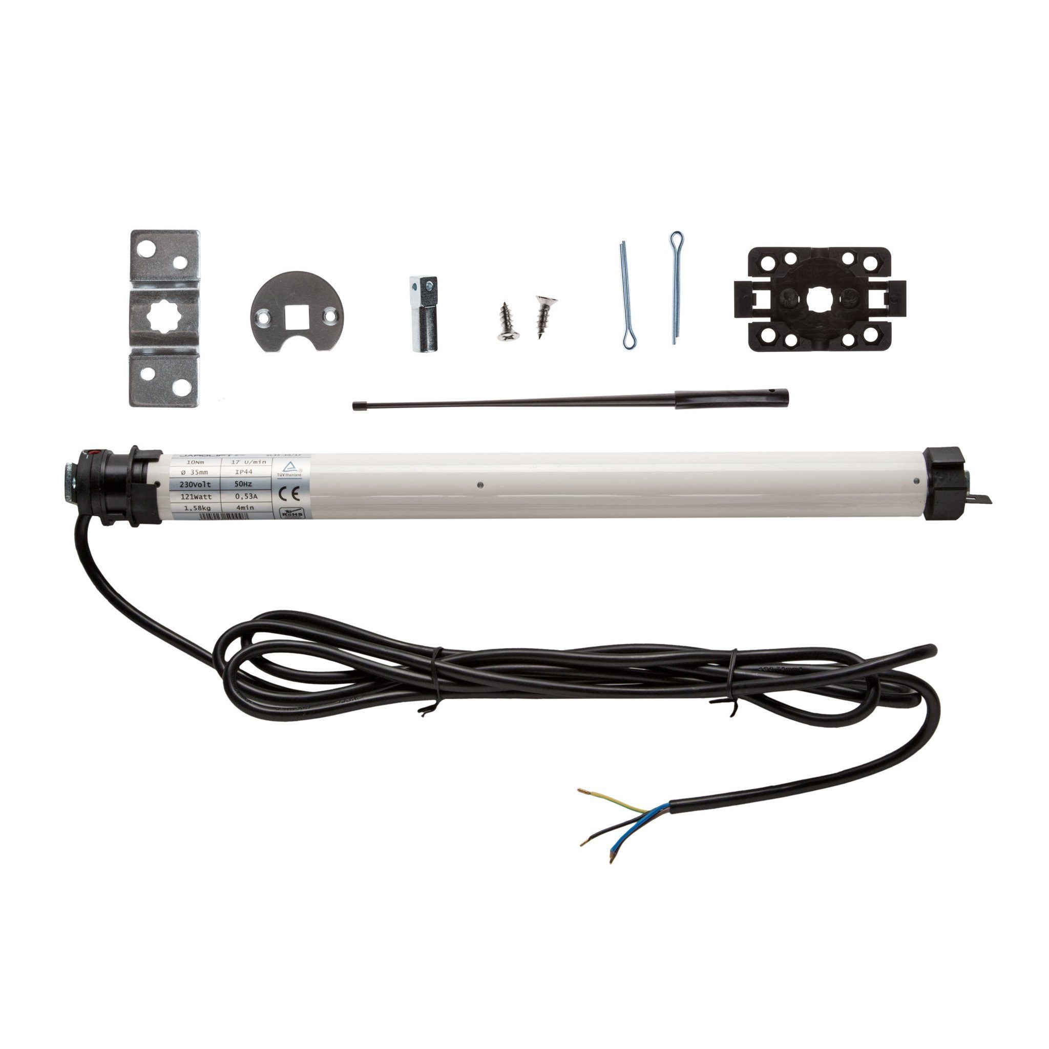 jarolift Rollladenmotor Rollladenmotor SL, SL35 10/17 (10 Nm / SW40), (Packung, 1 St), 40 mm, 10 Nm