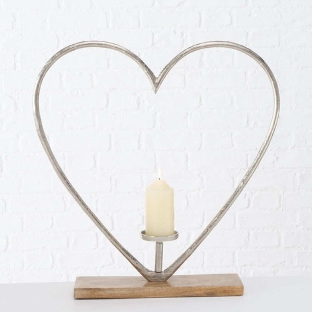 BOLTZE GRUPPE GmbH Торшеры Herz Торшеры Подсвечник Mangoholz Aluminium H.60 cm