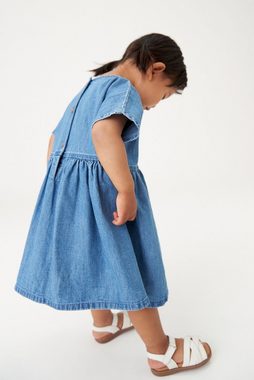 Next Jeanskleid Kleid mit aufgestickten Erdbeeren (1-tlg)