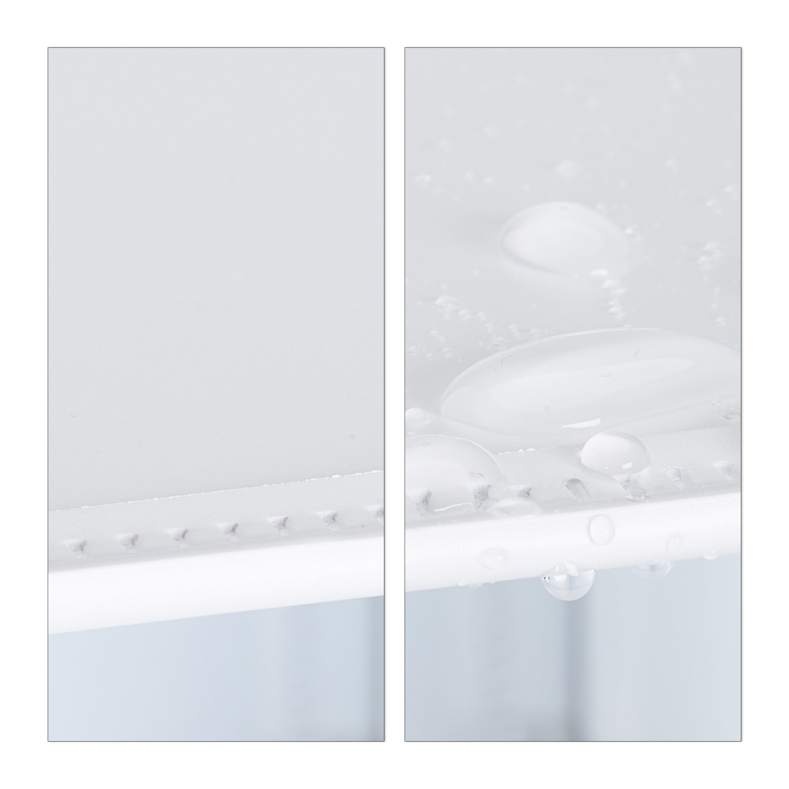 relaxdays Steckregal Regalsystem mit Transparent weiß 6 Türen, Weiß Weiß Silber 