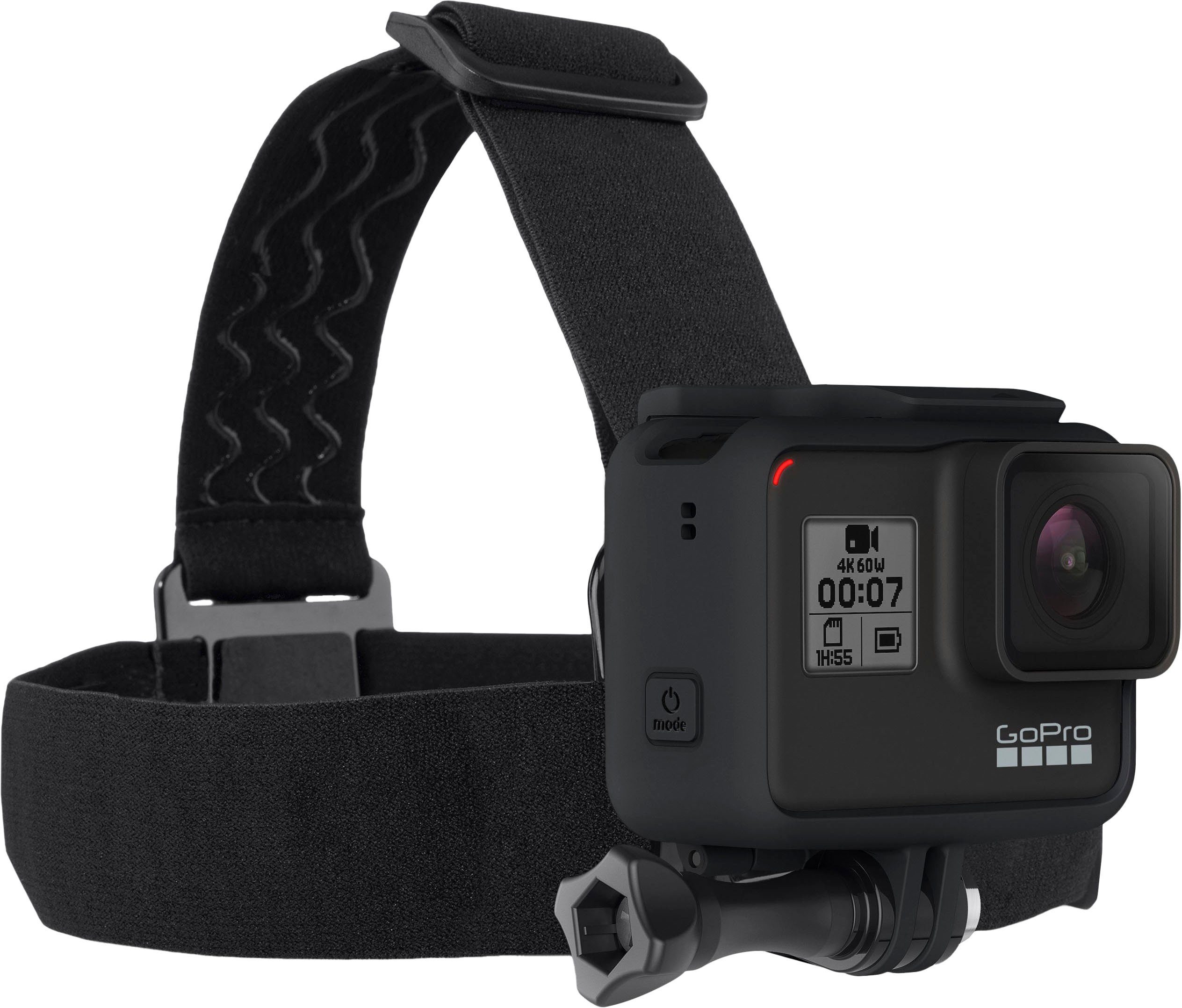 GoPro Kamerahalterung Abenteuer-Kit (ohne Cam), (bis 2,5 Zoll, The Handler, Head Strap 2.0 + Compact Case)