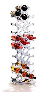 Kobolo Weinregal Flaschenhalter CIRCLE aus Metall für 27 Flaschen