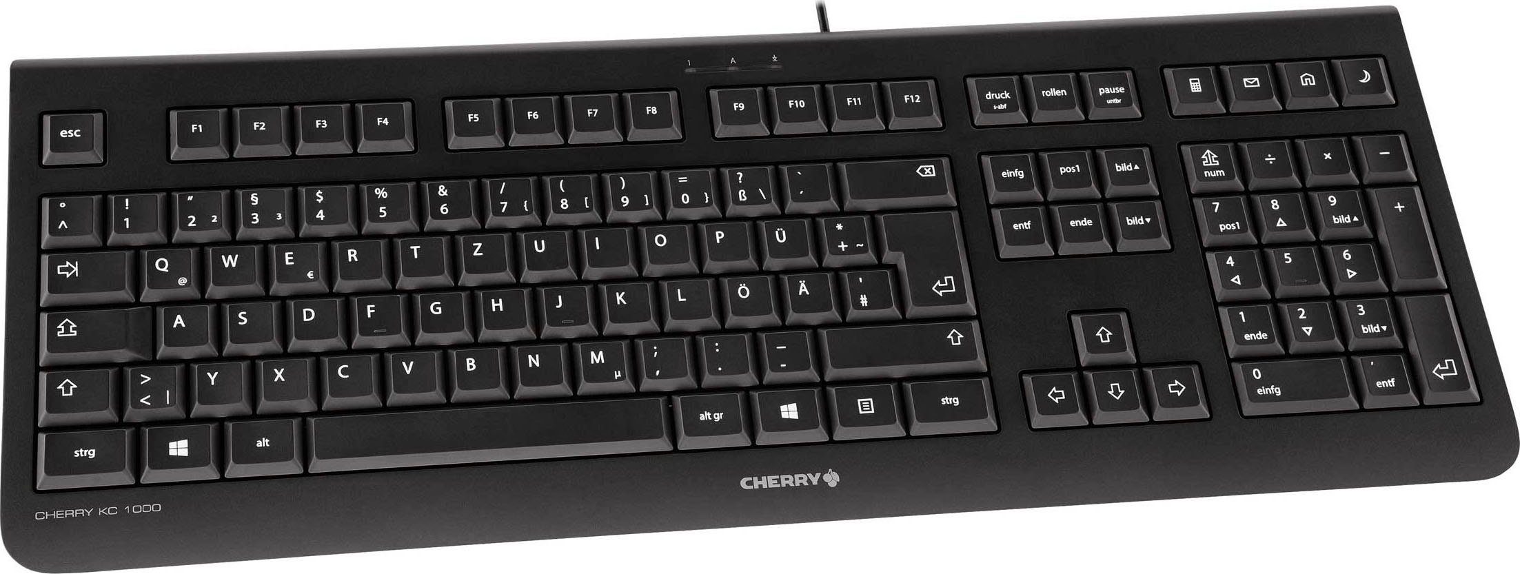 schwarz Cherry 1000 KC Tastatur