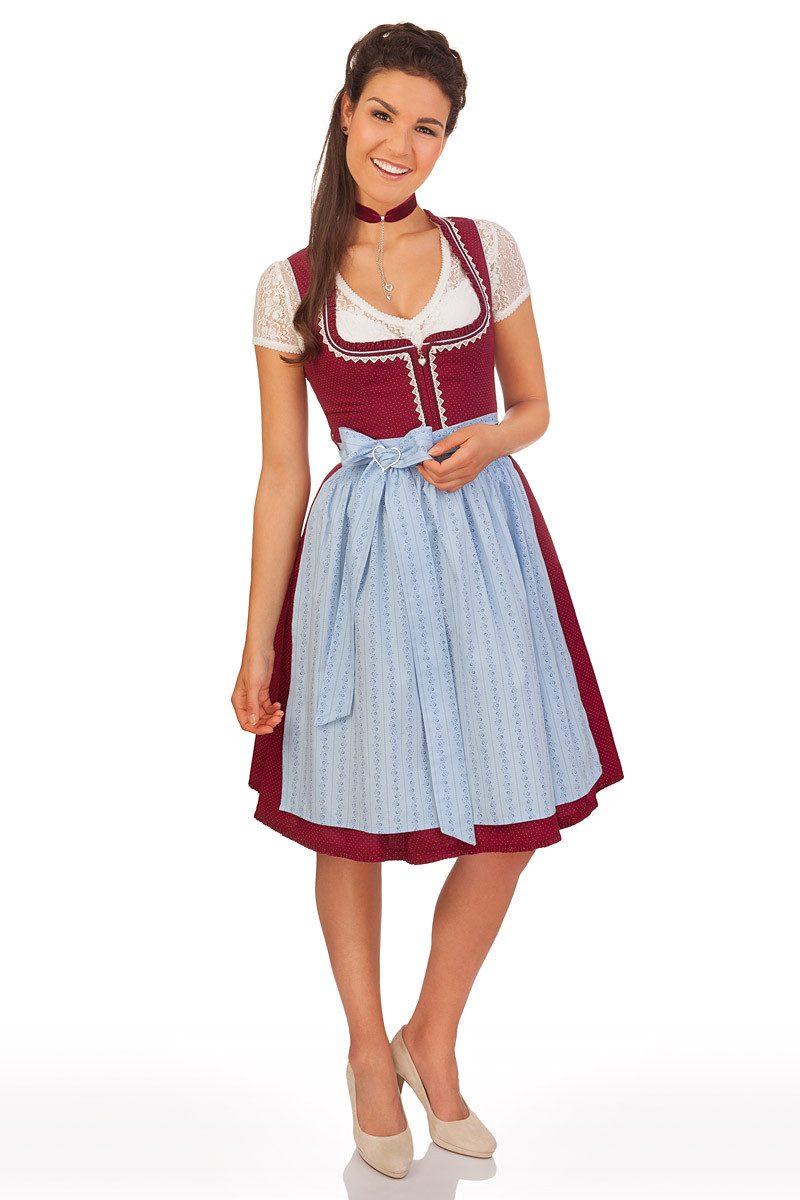 KRÜGER COLLECTION Dirndlbluse Dirndlbluse - DOROTHEA - ecru, schwarz