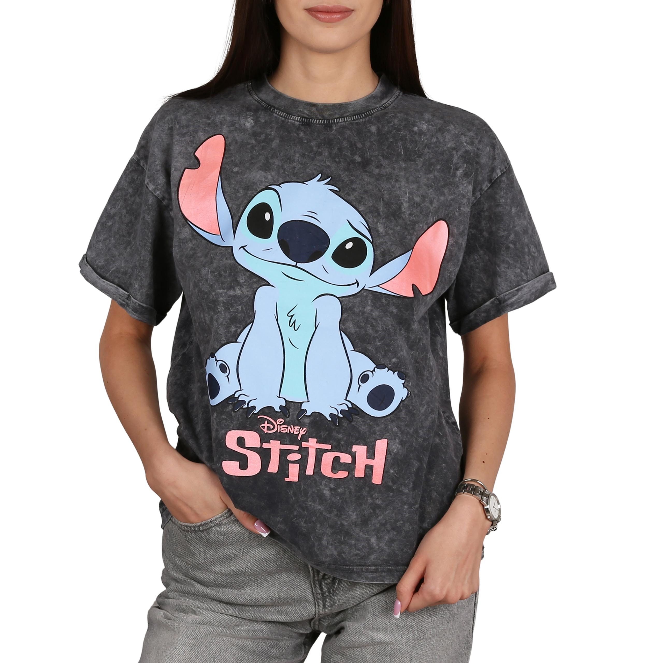 Disney T-Shirt DISNEY Stitch T-Shirt Mädchen, kurzarm, 100% Baumwolle