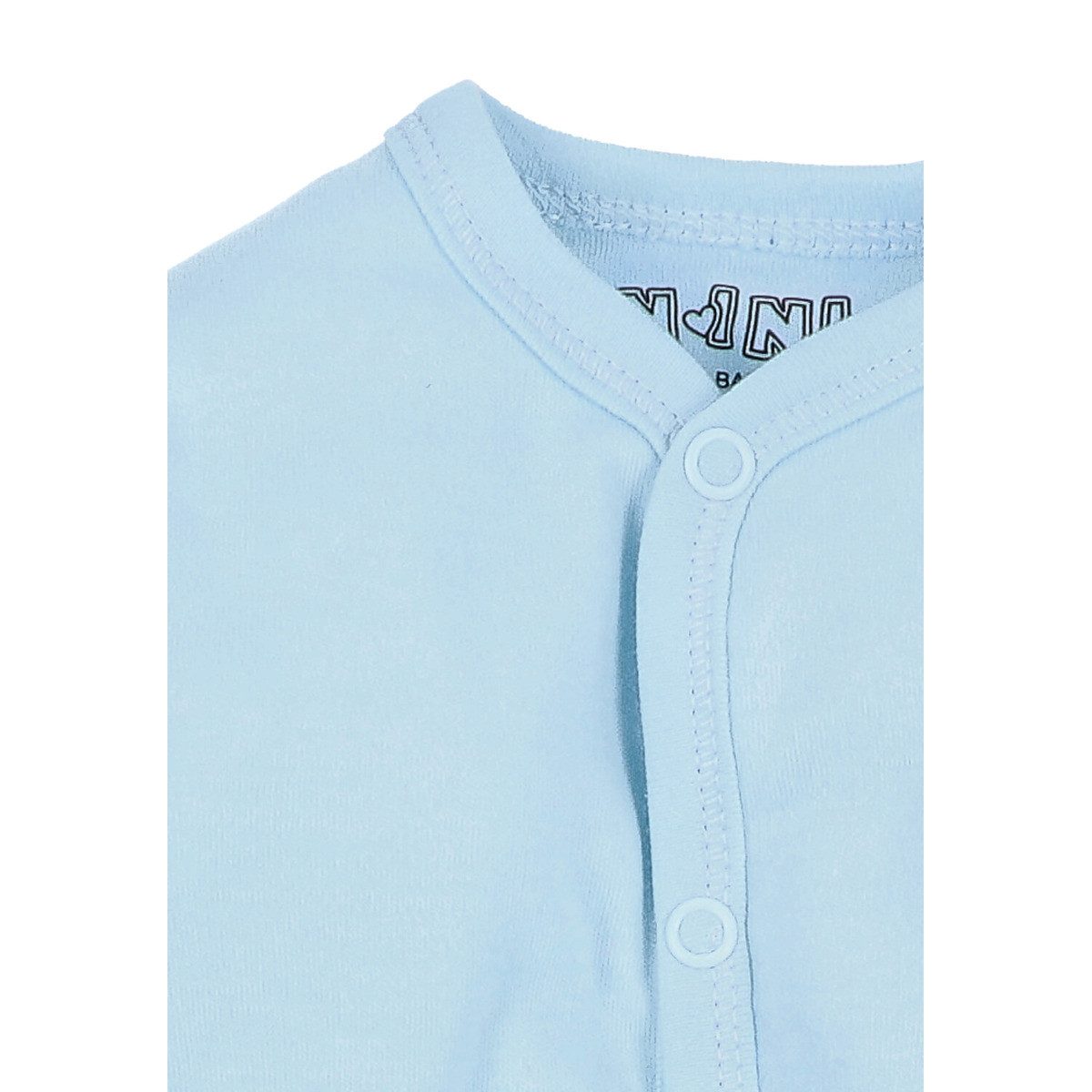 NINI Strampler Basic Unisex Kinder Einteiler, Overall, Babyanzug, Babyoverall, Babyanzug