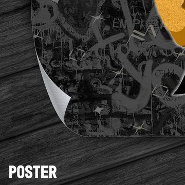 ArtMind XXL-Wandbild Goldene Freiheitsstatue, Premium Wandbilder als Poster & gerahmte Leinwand in 4 Größen, Wall Art, Bild, Canva
