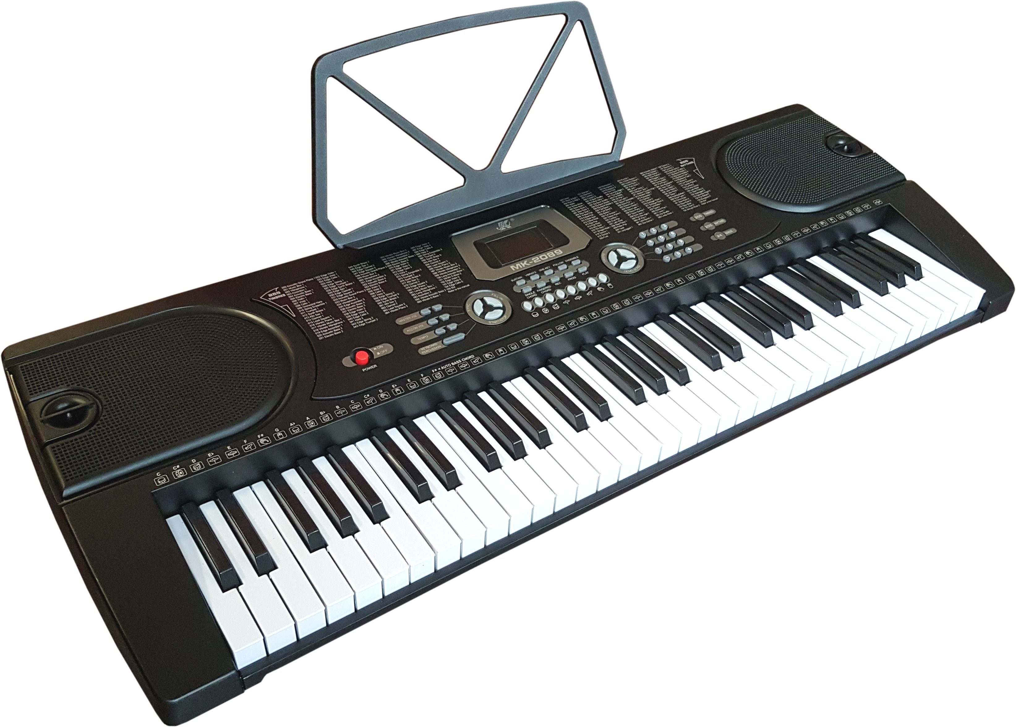 MSA Home-Keyboard 61 Tasten Keyboard, E-Piano, Digital im Set, (Keyboardständer, Keyboardbank, Mikrofon)