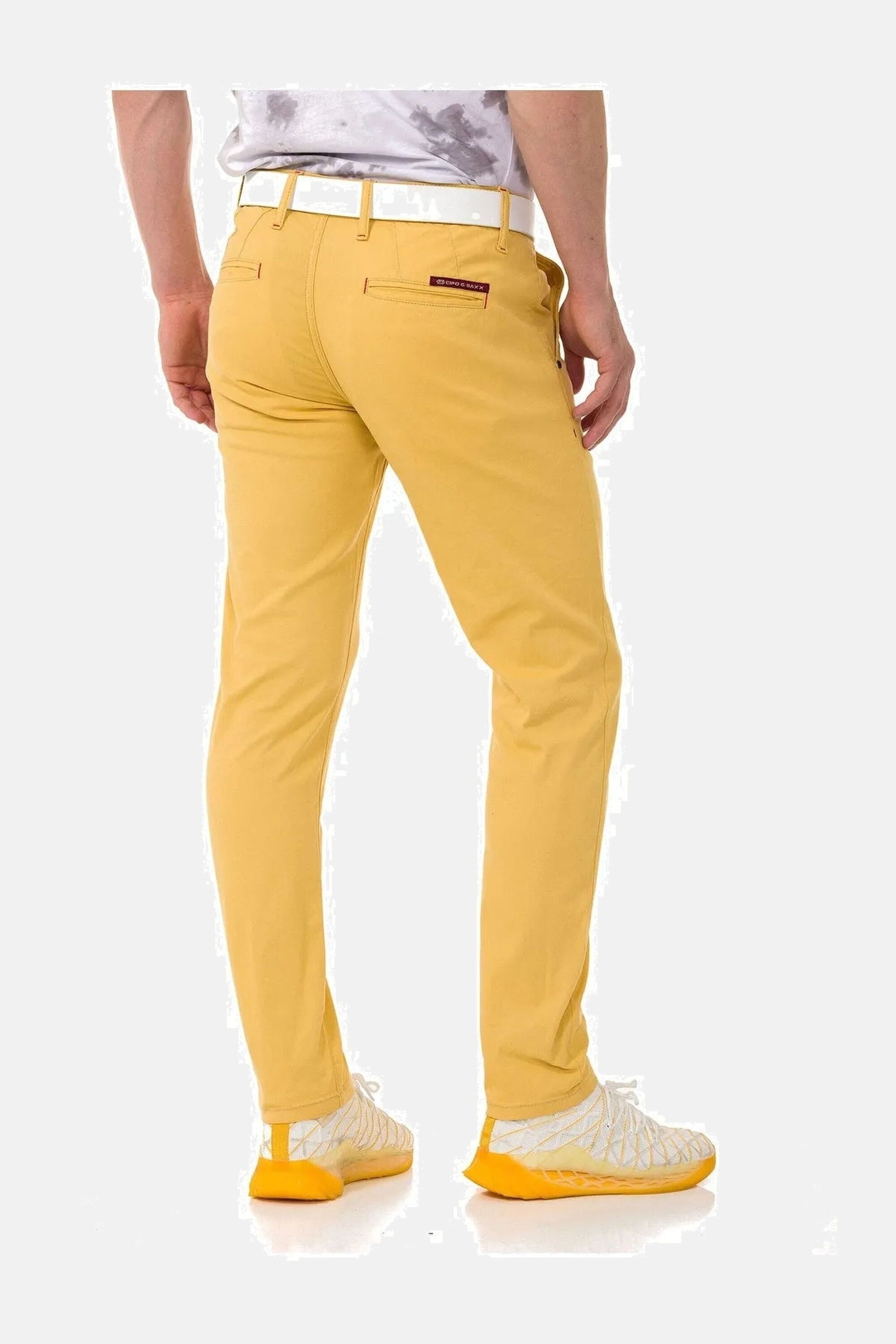 Cipo & Baxx Stoffhose Hose im modischen Slim Fit-Schnitt, CD842 – Bild 3 von 5
