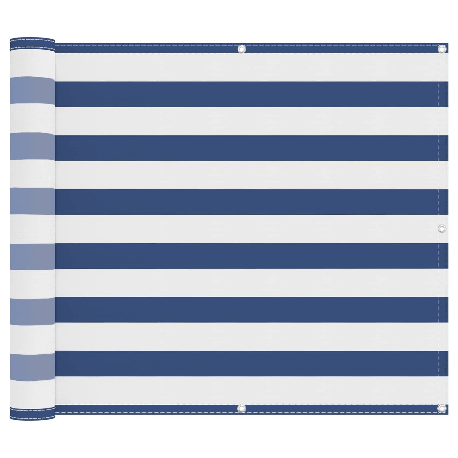 vidaXL Balkonsichtschutz Balkonsichtschutz 100 x 700 cm Oxford-Stoff Rechteckig (1-St)