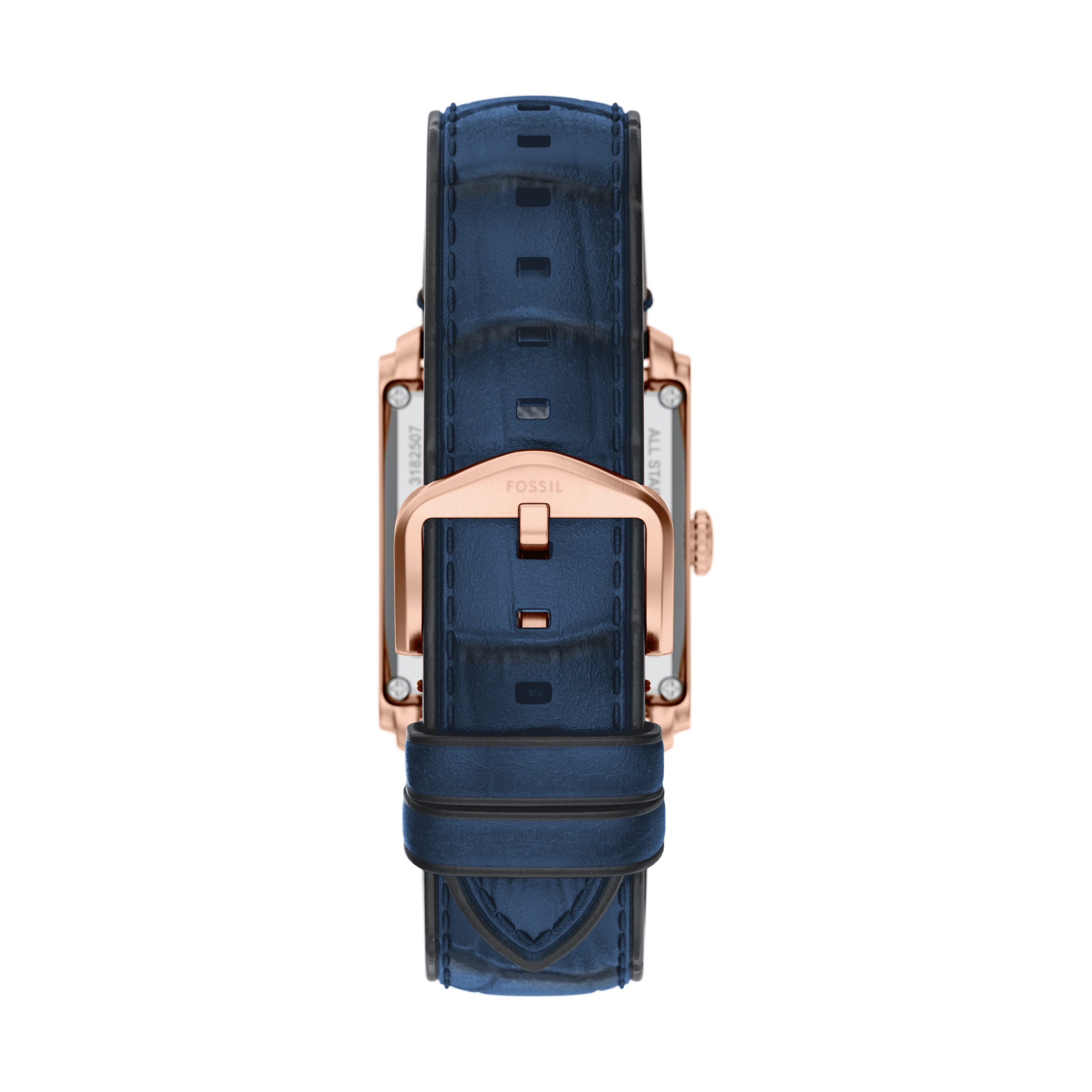 Fossil Automatikuhr CARRAWAY ME3274, Armbanduhr, Herrenuhr, Mechanische Uhr, Lederarmband, analog
