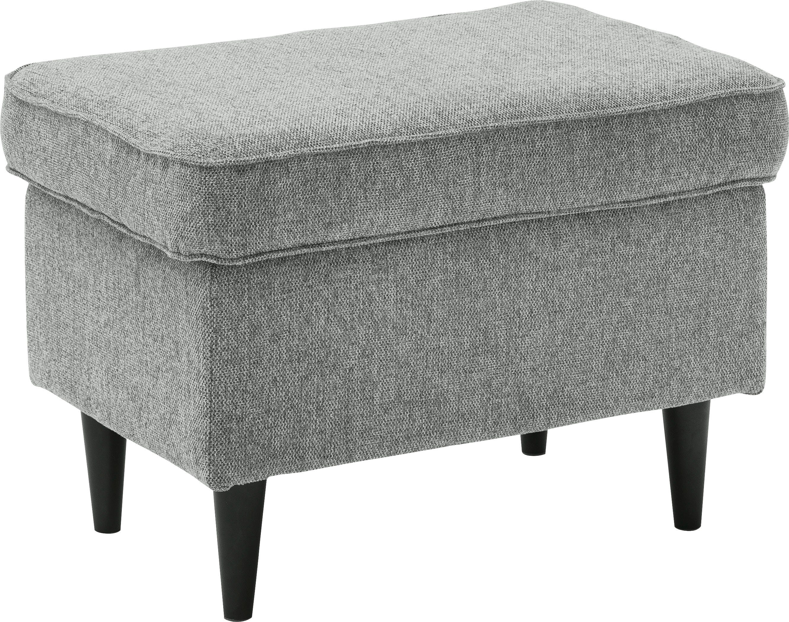 ED EXCITING DESIGN Hocker Oskar, mit Massivholzfüßen günstig online kaufen