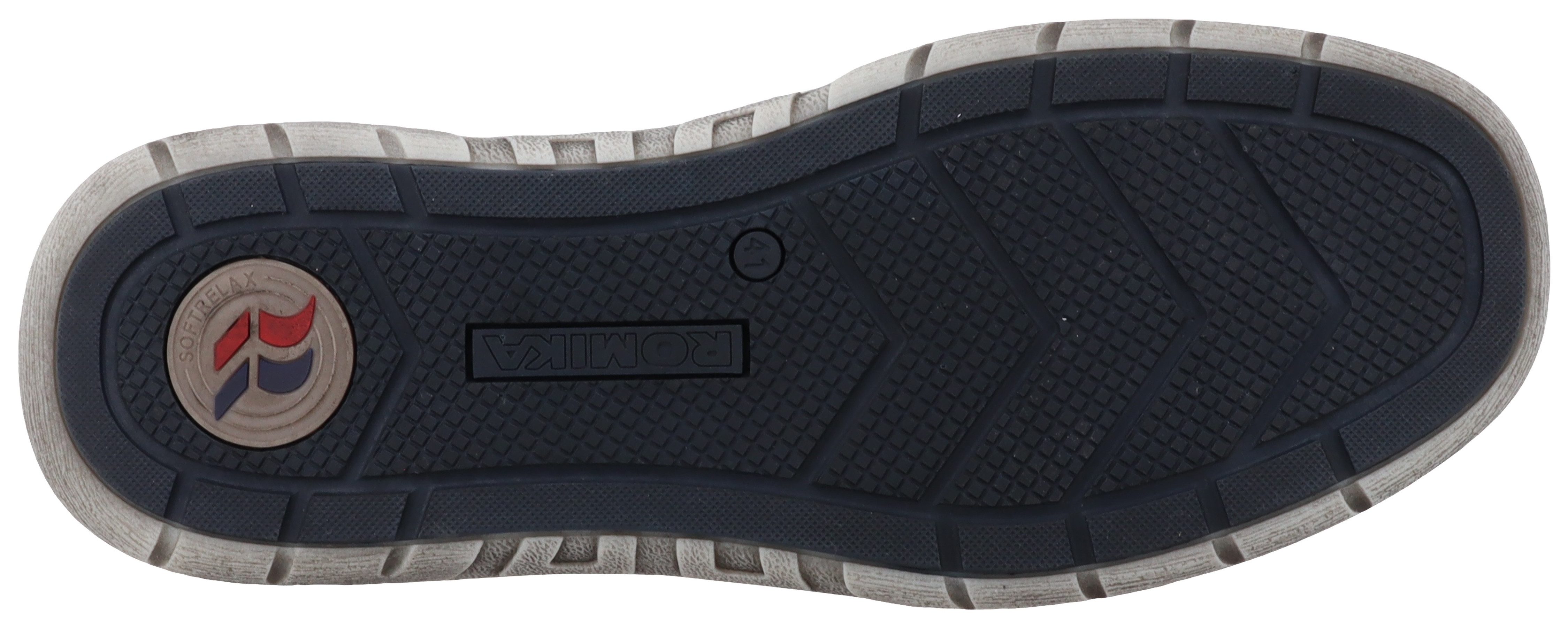 Romika Sneaker, Halbschuh, Freizeitschuh, Schnürschuh mit modischen Kontrastnähten