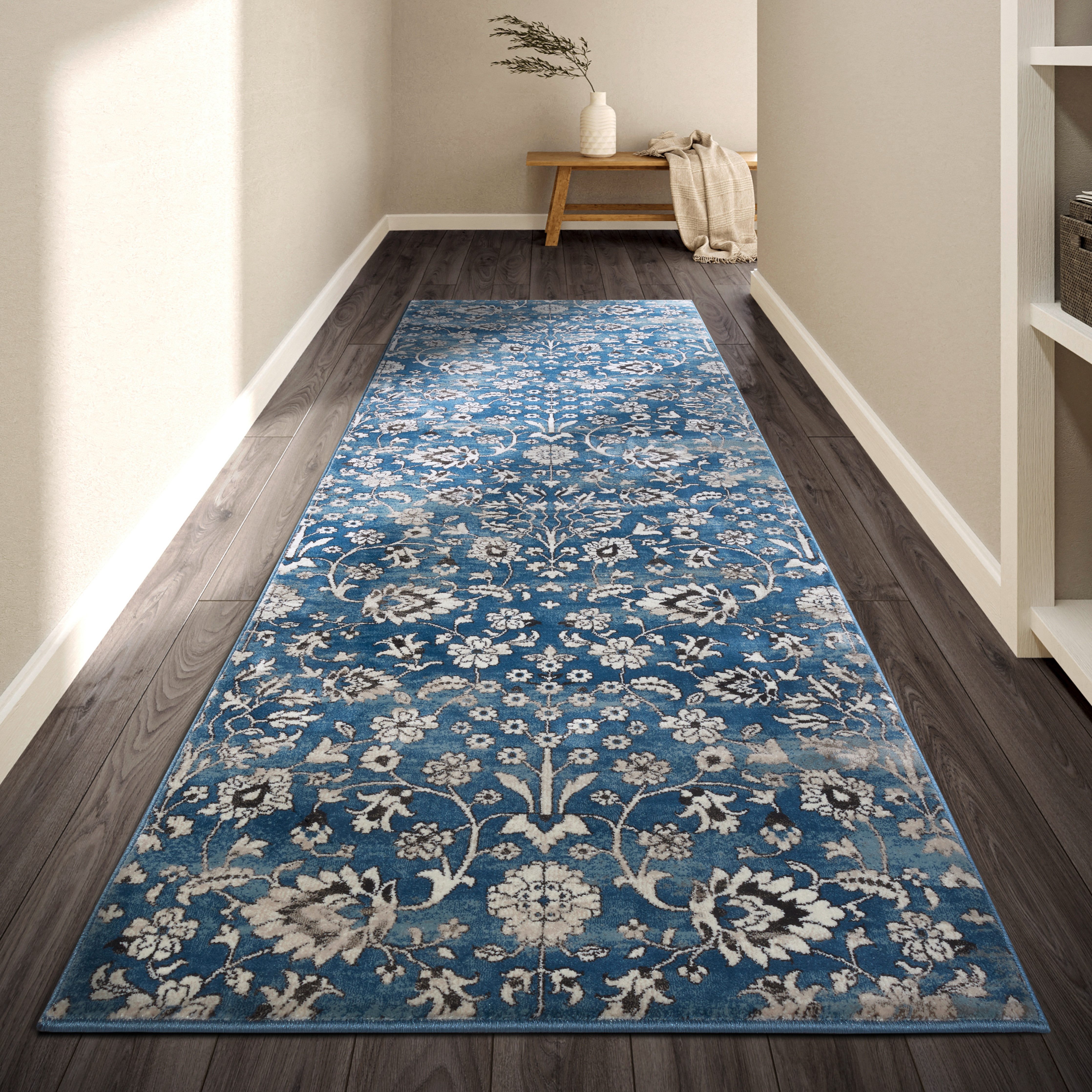 Villeroy & Boch Teppich Ernest, rechteckig, Höhe: 11 mm, Läufer, Orientalisch in einem Vintage-Look, Wohnzimmer, Kurzflor