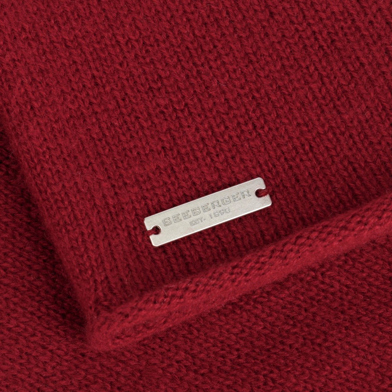 Seeberger Strickmütze (1-St) Kaschmirmütze Oversize