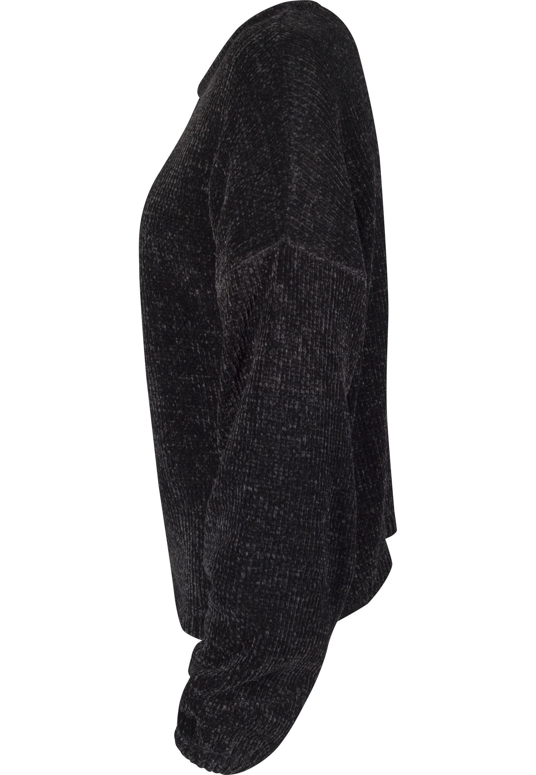 URBAN CLASSICS Sweatshirt Urban Classics Damen Ladies Oversize Chenille Sweater (1-tlg) – Bild 4 von 5