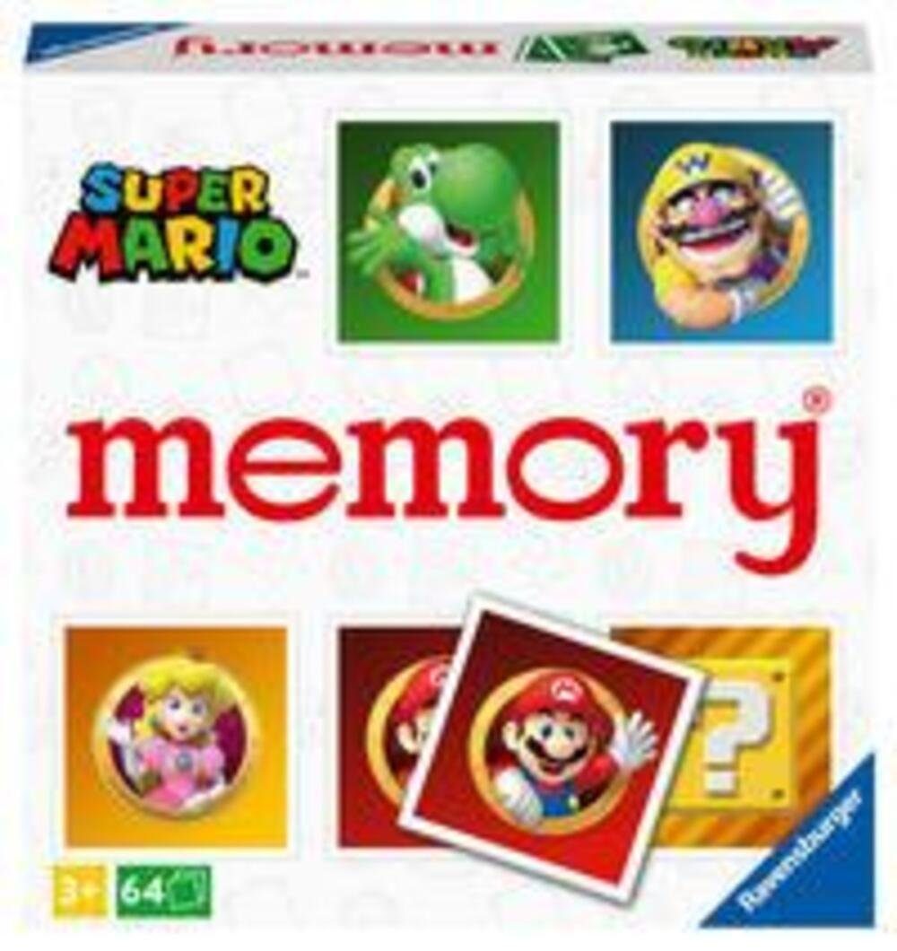 Ravensburger Spiel, Ravensburger memory® Super Mario - 20925 - der Spieleklassiker für...